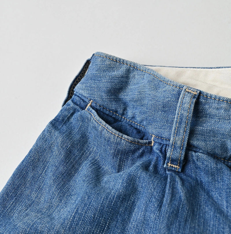 45R Mugi Denim Lucy Bermuda Pants Distressed - Image 14