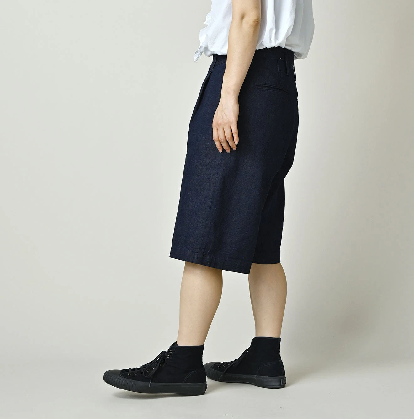 45R Mugi Denim Lucy Bermuda Pants Nou - Image 4