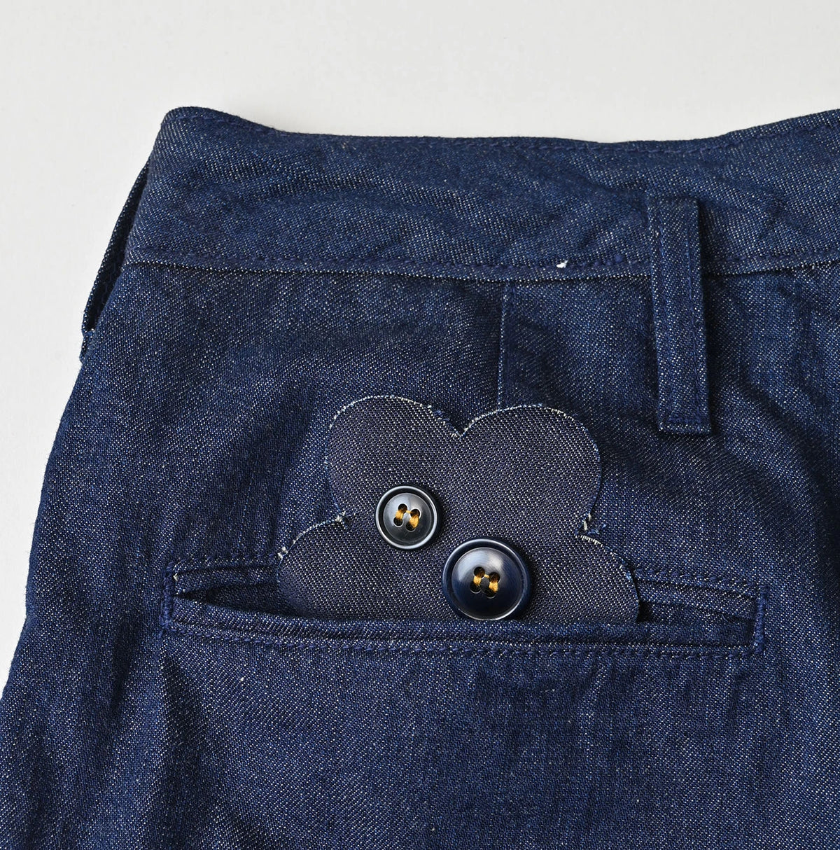 45R Mugi Denim Lucy Bermuda Pants Nou