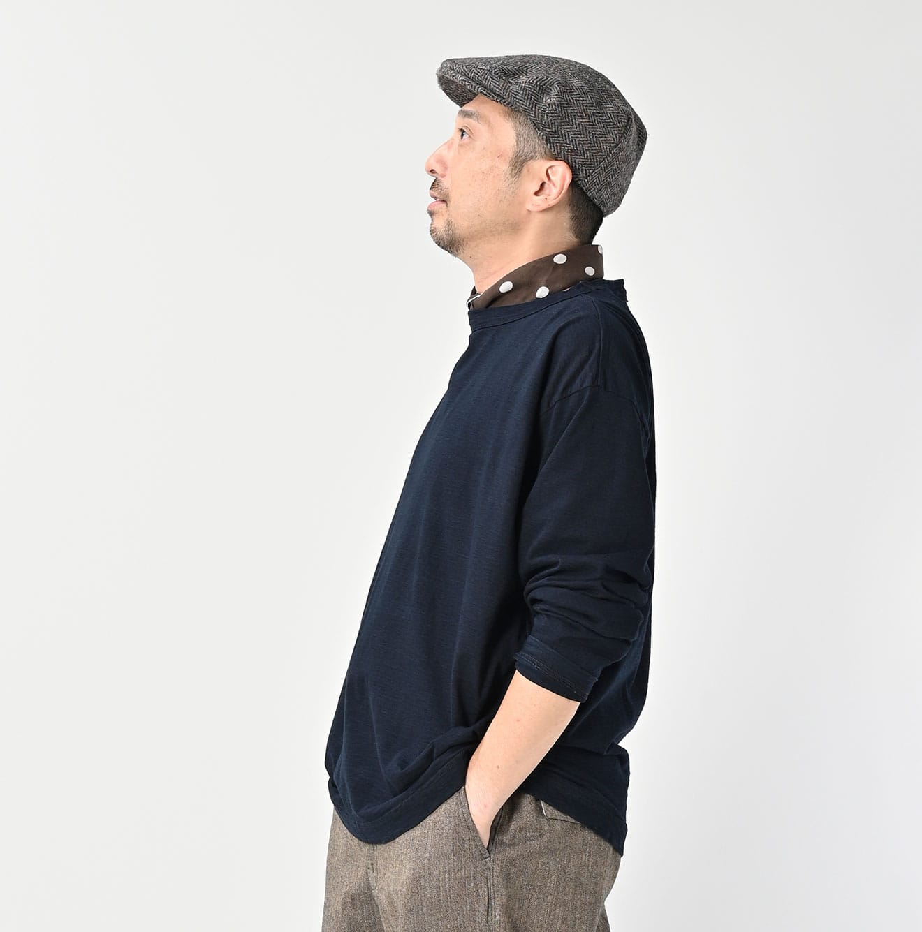 45R インディゴオーシャン長袖Tシャツ Indigo Ocean 908 Long Sleeve T-shirt | 45R Official Online