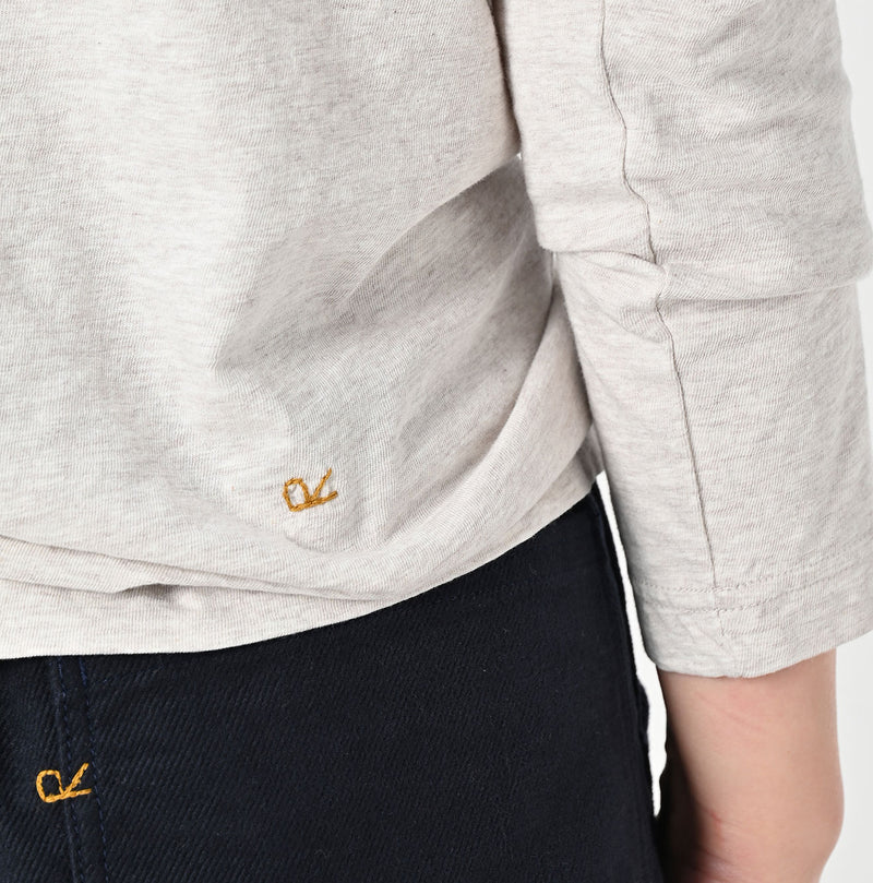 45R 45 Star 908 Long Sleeve T-shirt (Top-dyed) - Image 14