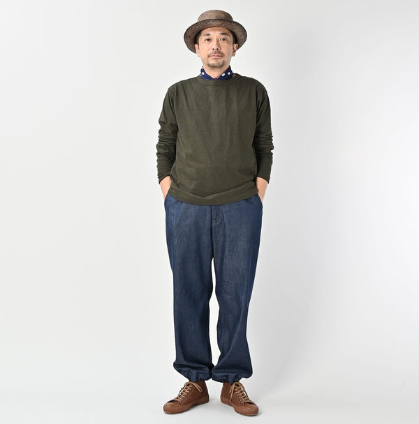 45R 45 Star 908 Long Sleeve T-shirt (Top-dyed)