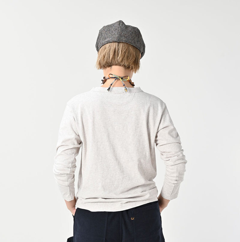 45R 45 Star 908 Long Sleeve T-shirt (Top-dyed) - Image 8