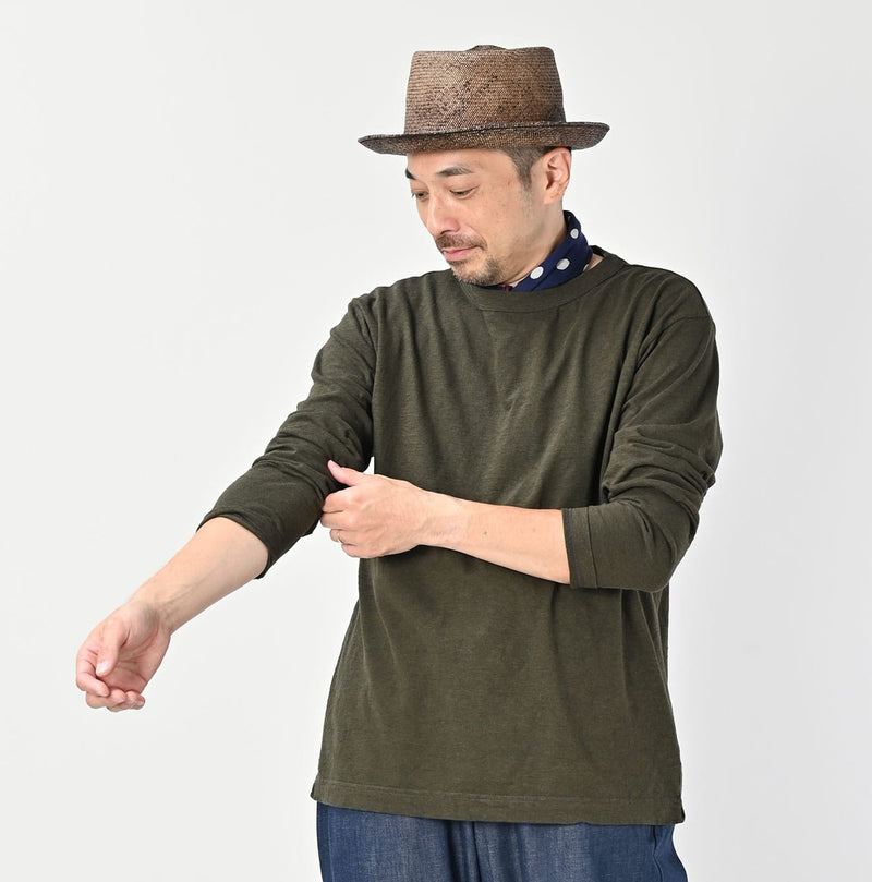 45R 45 Star 908 Long Sleeve T-shirt (Top-dyed) - Image 9