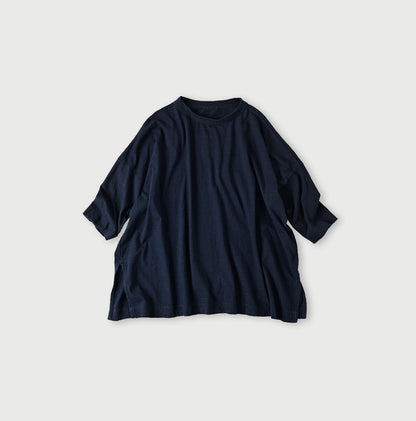 45R Indigo Big Slit T-shirt