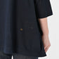 45R Indigo Big Slit T-shirt
