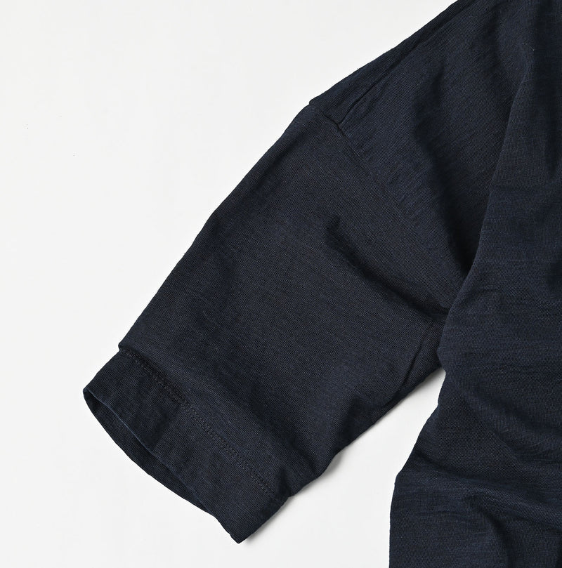 45R Indigo Big Slit T-shirt