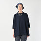 45R Indigo Big Slit T-shirt
