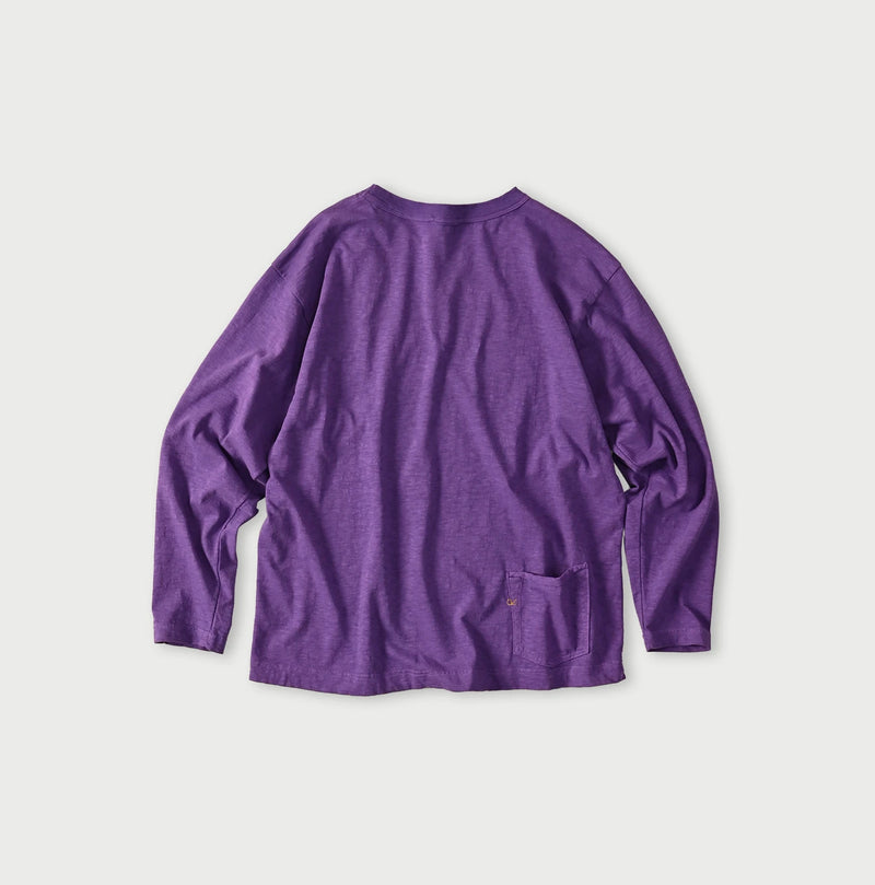 45R Umihiko 908 Long Sleeve T-shirt (Plant-Based Dye) - Image 18