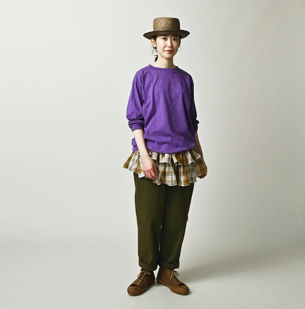 45R Umihiko 908 Long Sleeve T-shirt (Plant-Based Dye)