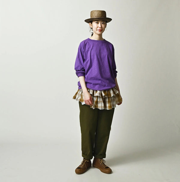45R Umihiko 908 Long Sleeve T-shirt (Plant-Based Dye)
