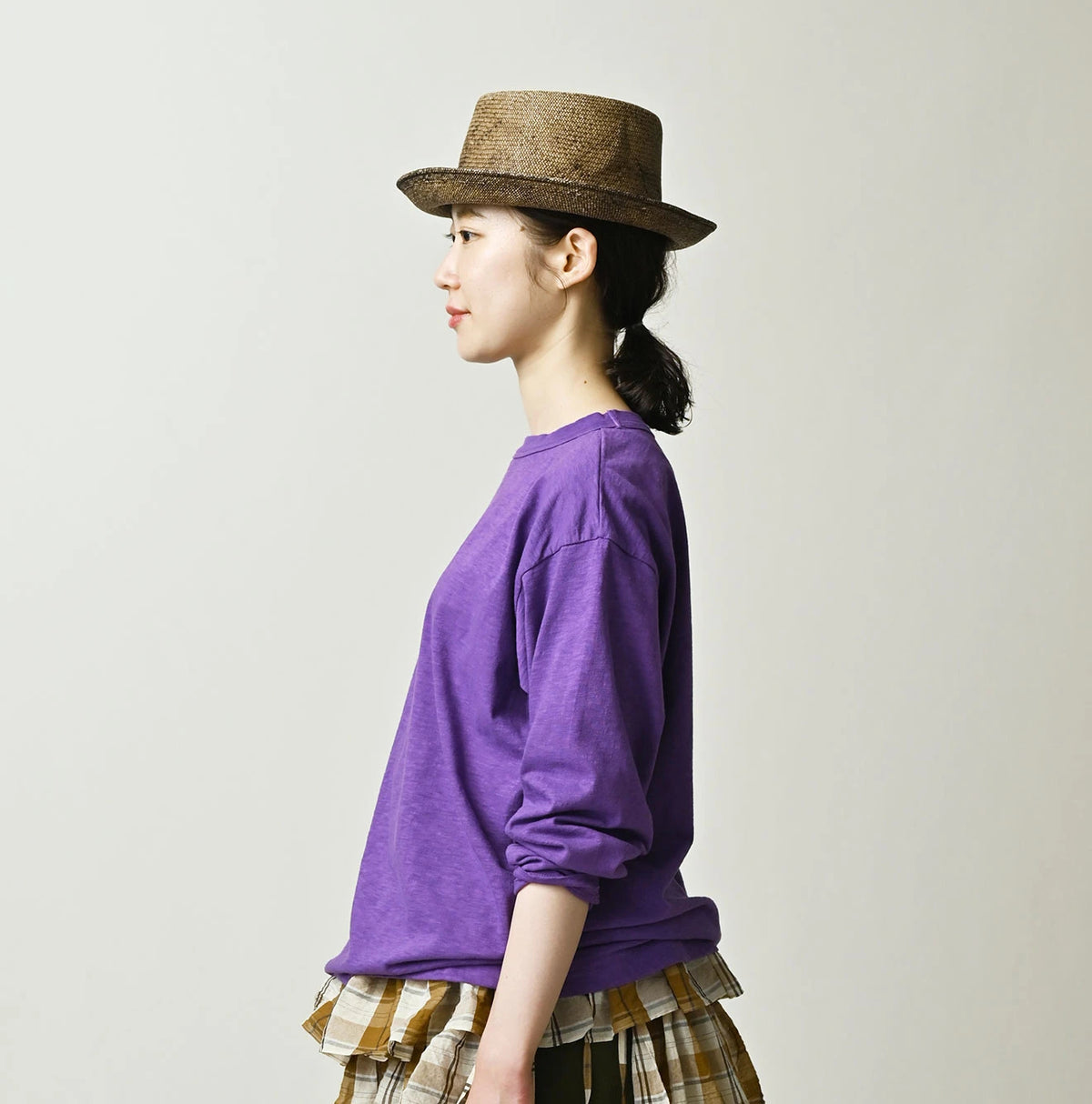45R Umihiko 908 Long Sleeve T-shirt (Plant-Based Dye)