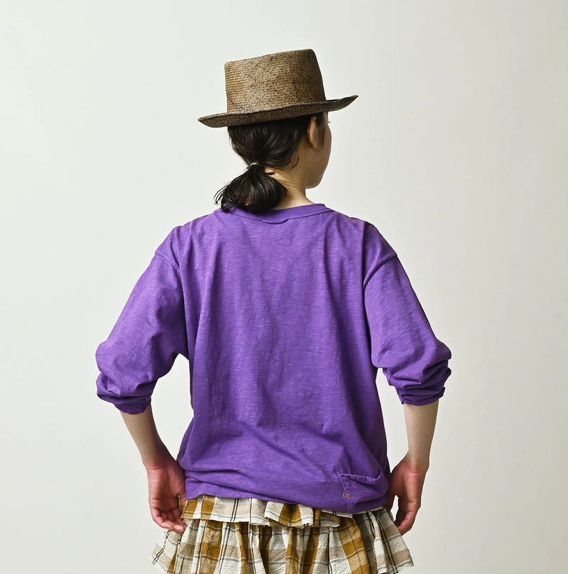 45R Umihiko 908 Long Sleeve T-shirt (Plant-Based Dye) - Image 10