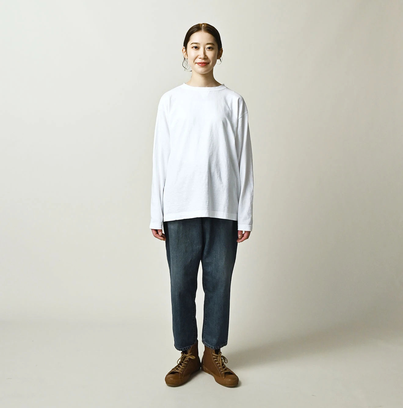 45R Umihiko 908 Long Sleeve T-shirt (Plant-Based Dye) - Image 25