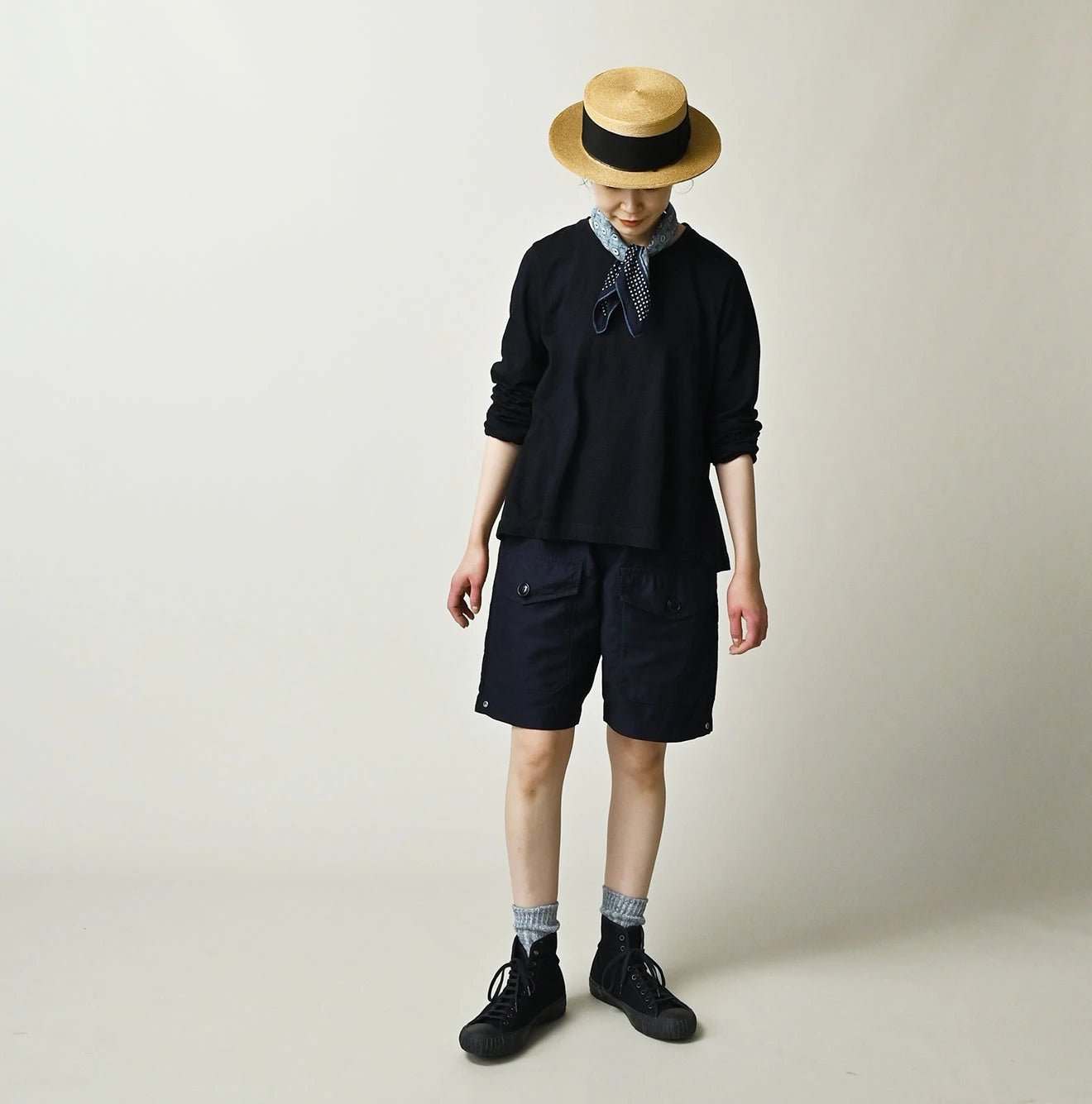45R Indigo Flare Hime T-shirt - Image 2