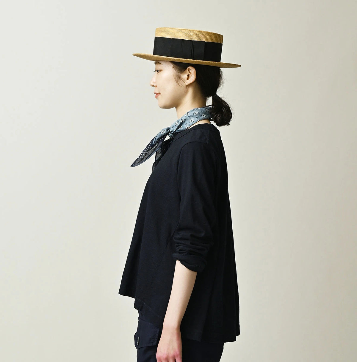 45R Indigo Flare Hime T-shirt