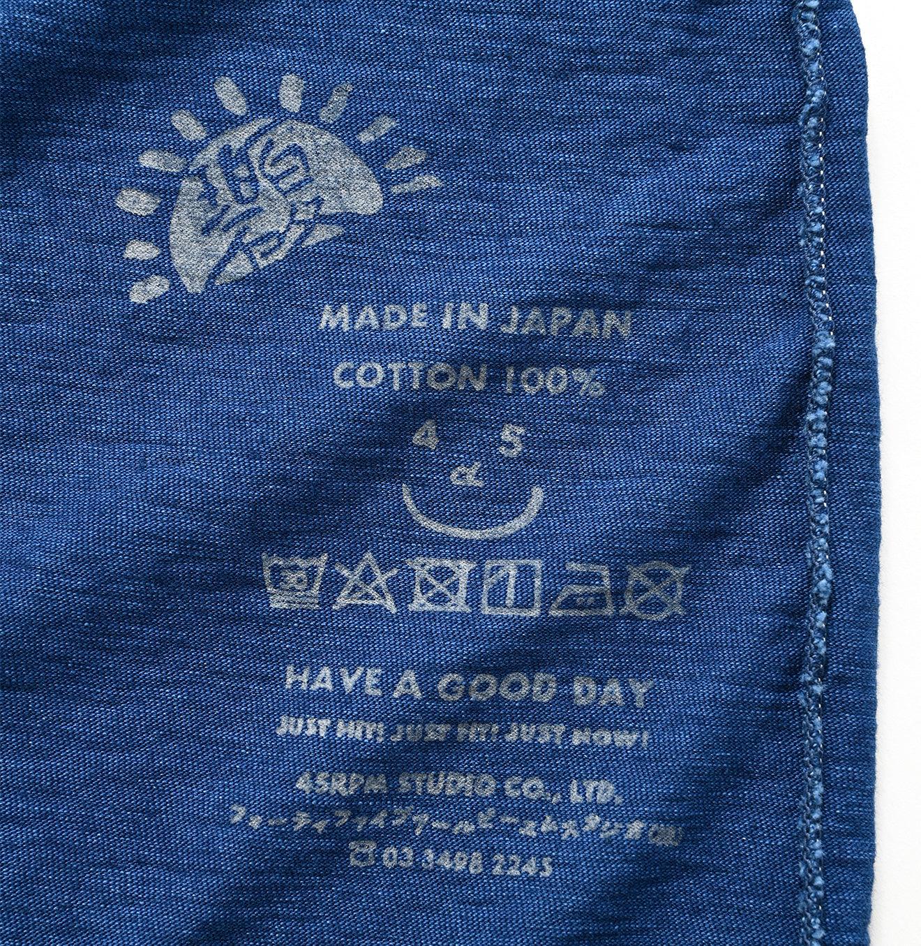 Indigo 45 Star Square T-shirt - 45R by 45rpm studio - Image 11