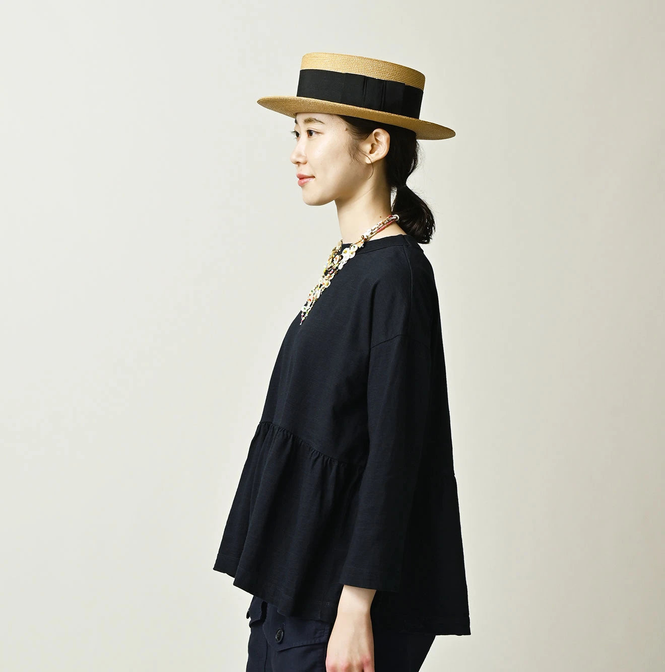 45R Indigo Gathered M-Hime - Image 4