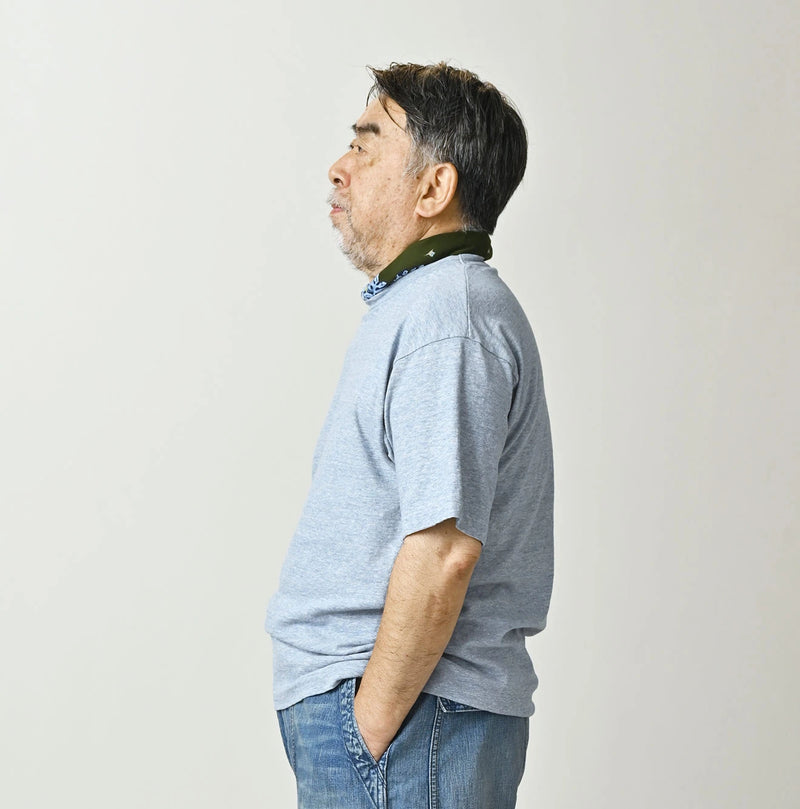 45R Takehiko 908 Short Sleeve T-shirt (Top-Dyed) - Image 12