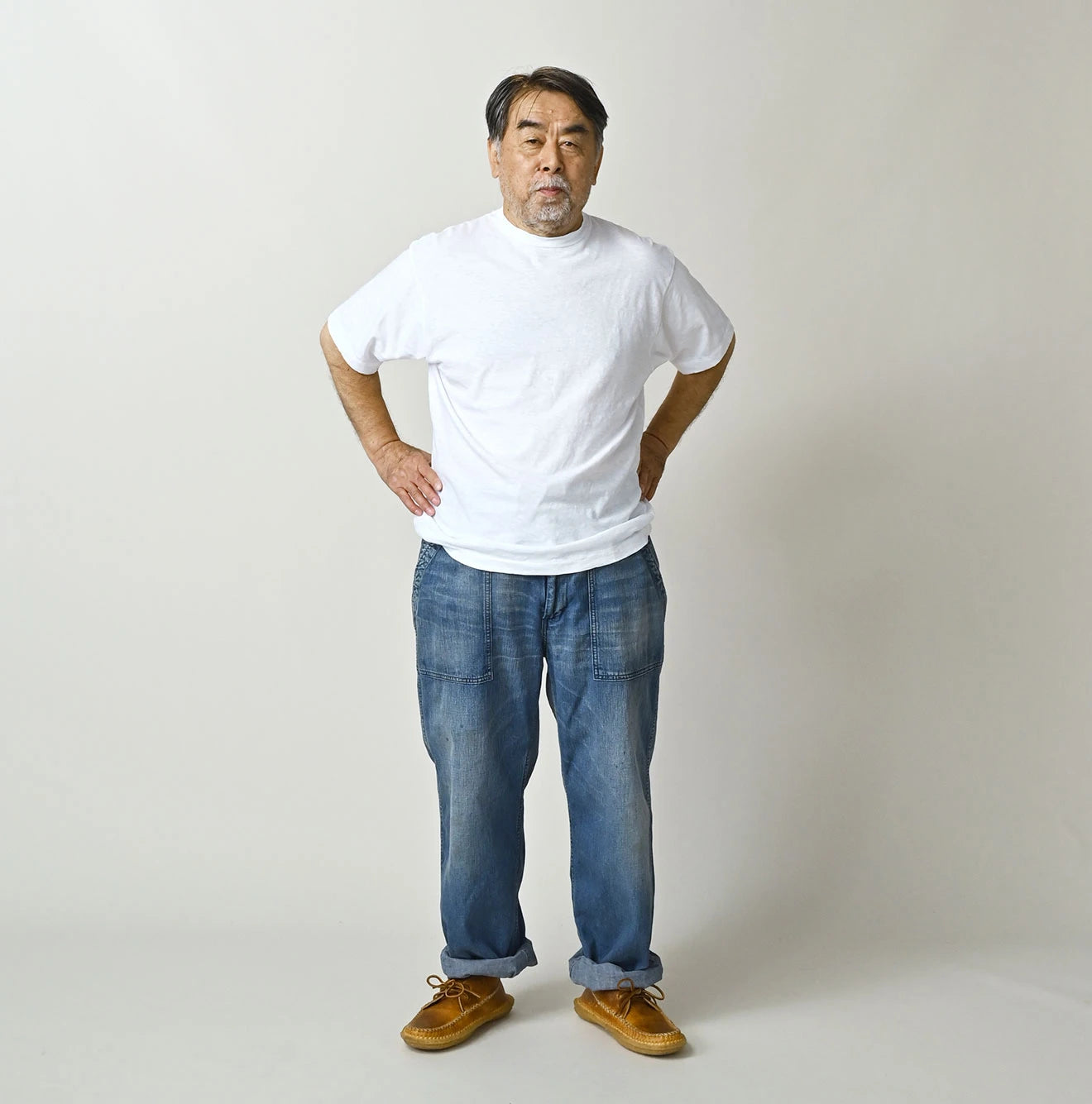 45R Takehiko 908 Short Sleeve T-shirt (Top-Dyed) - Image 24