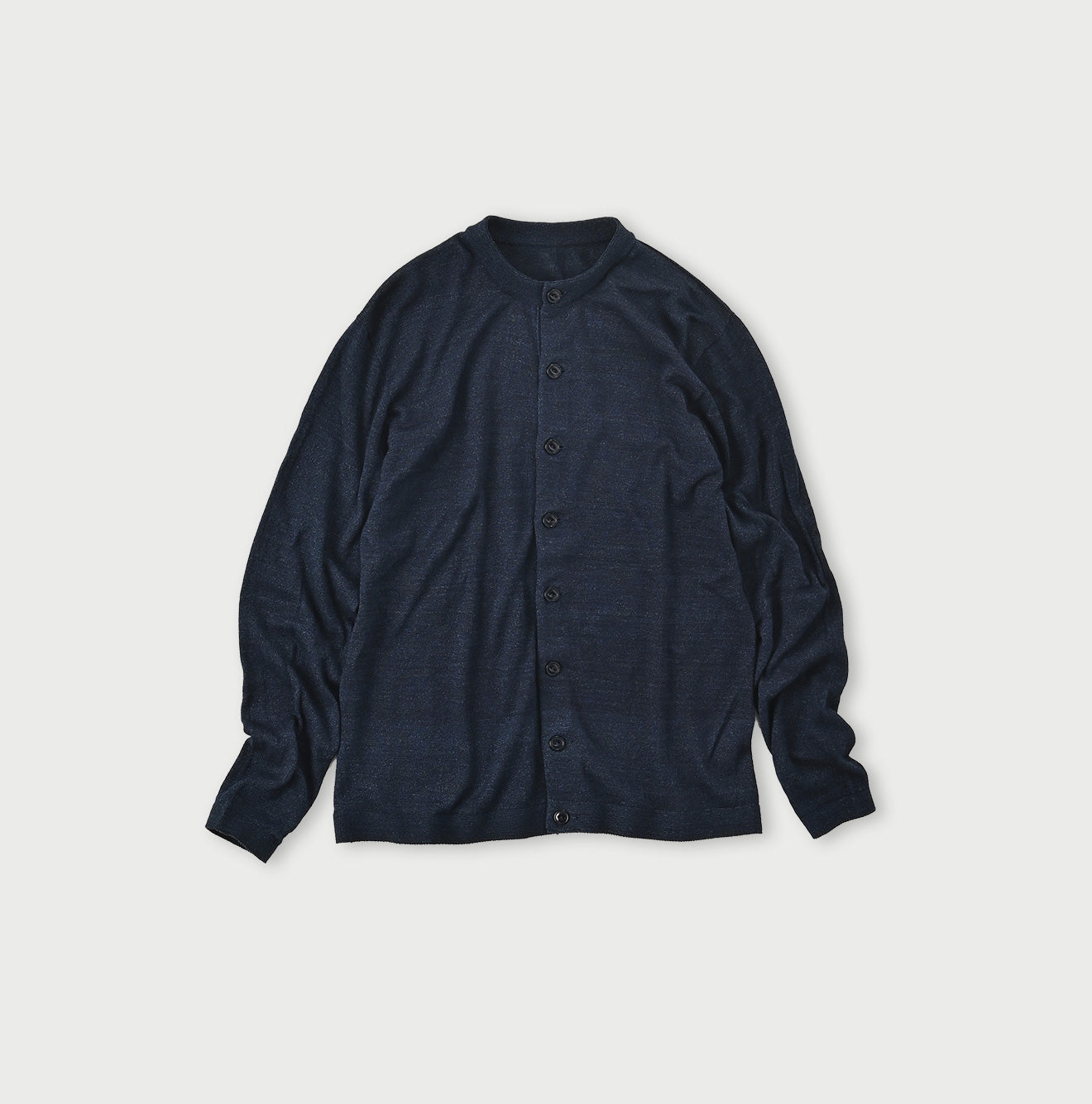 45R Indigo Super Gauze Wholegarment 908 Cardigan