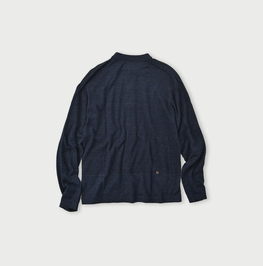 Indigo Super Gauze Wholegarment 908 Cardigan (Size 1) - 45R by 45rpm studio