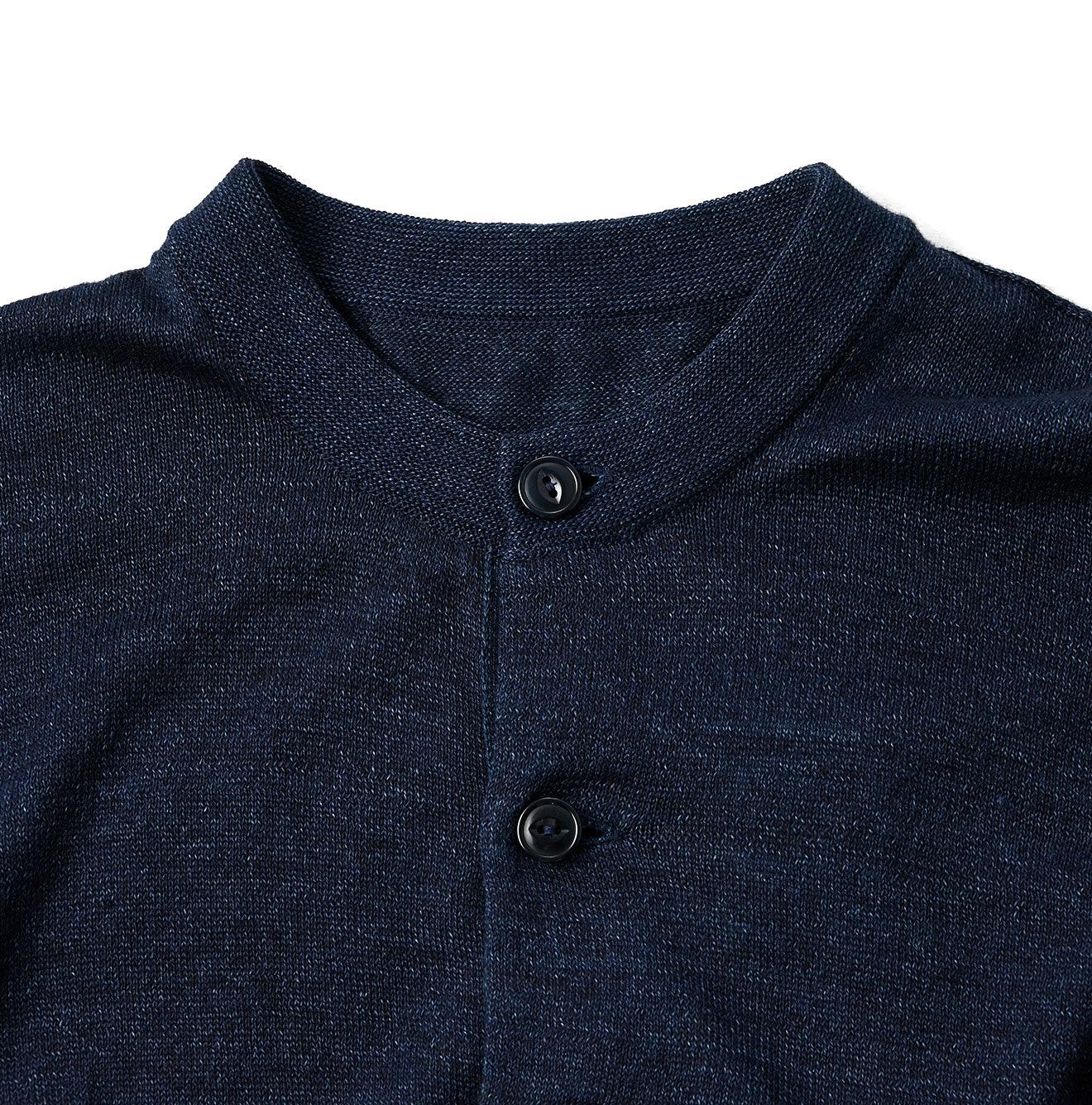 Indigo Super Gauze Wholegarment 908 Cardigan – 45R GLOBAL