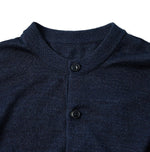 Indigo Super Gauze Wholegarment 908 Cardigan (Size 1) - 45R by 45rpm studio
