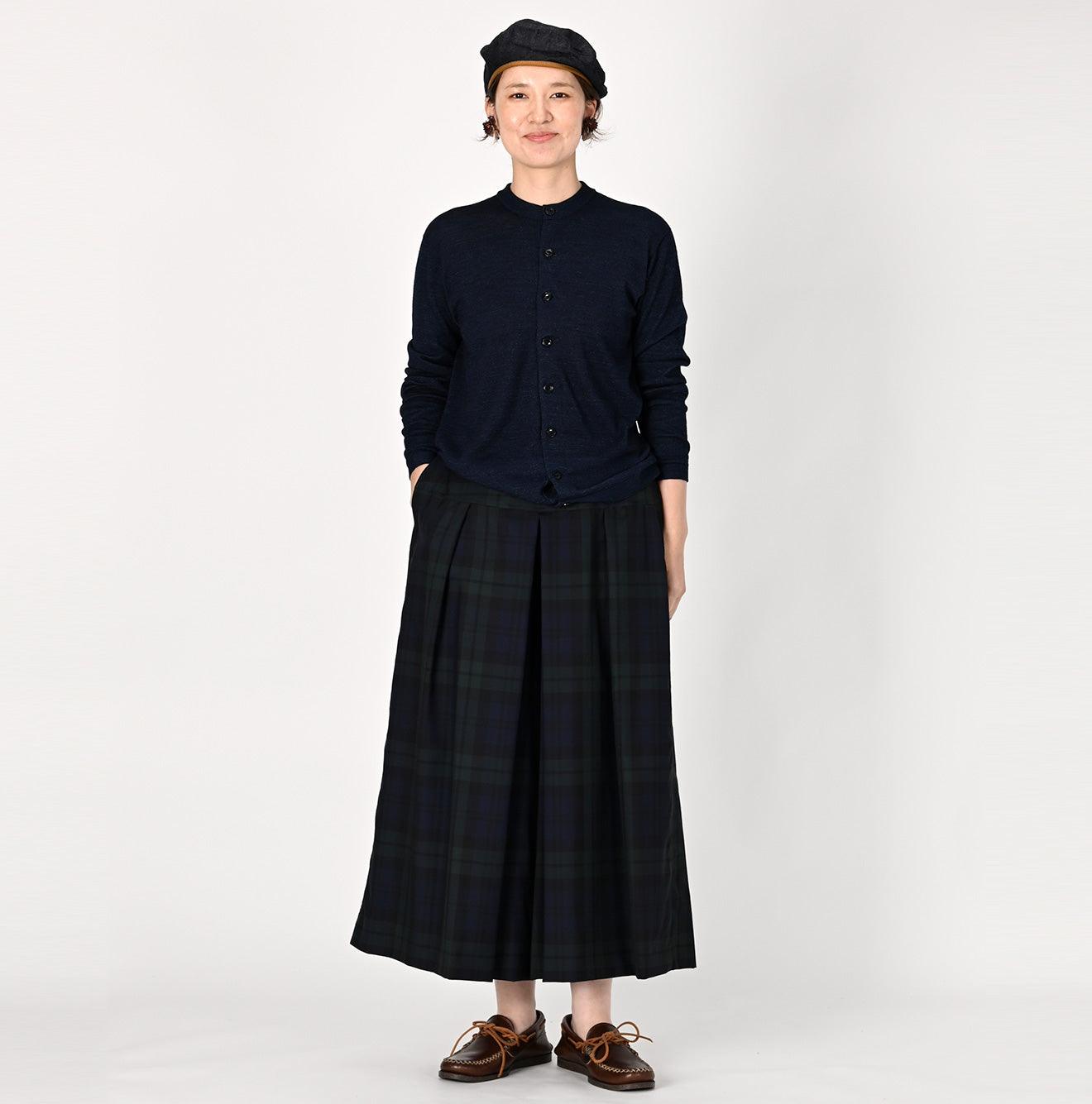 Indigo Super Gauze Wholegarment 908 Cardigan (Size 1) - 45R by 45rpm studio