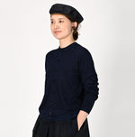 Indigo Super Gauze Wholegarment 908 Cardigan (Size 1) - 45R by 45rpm studio