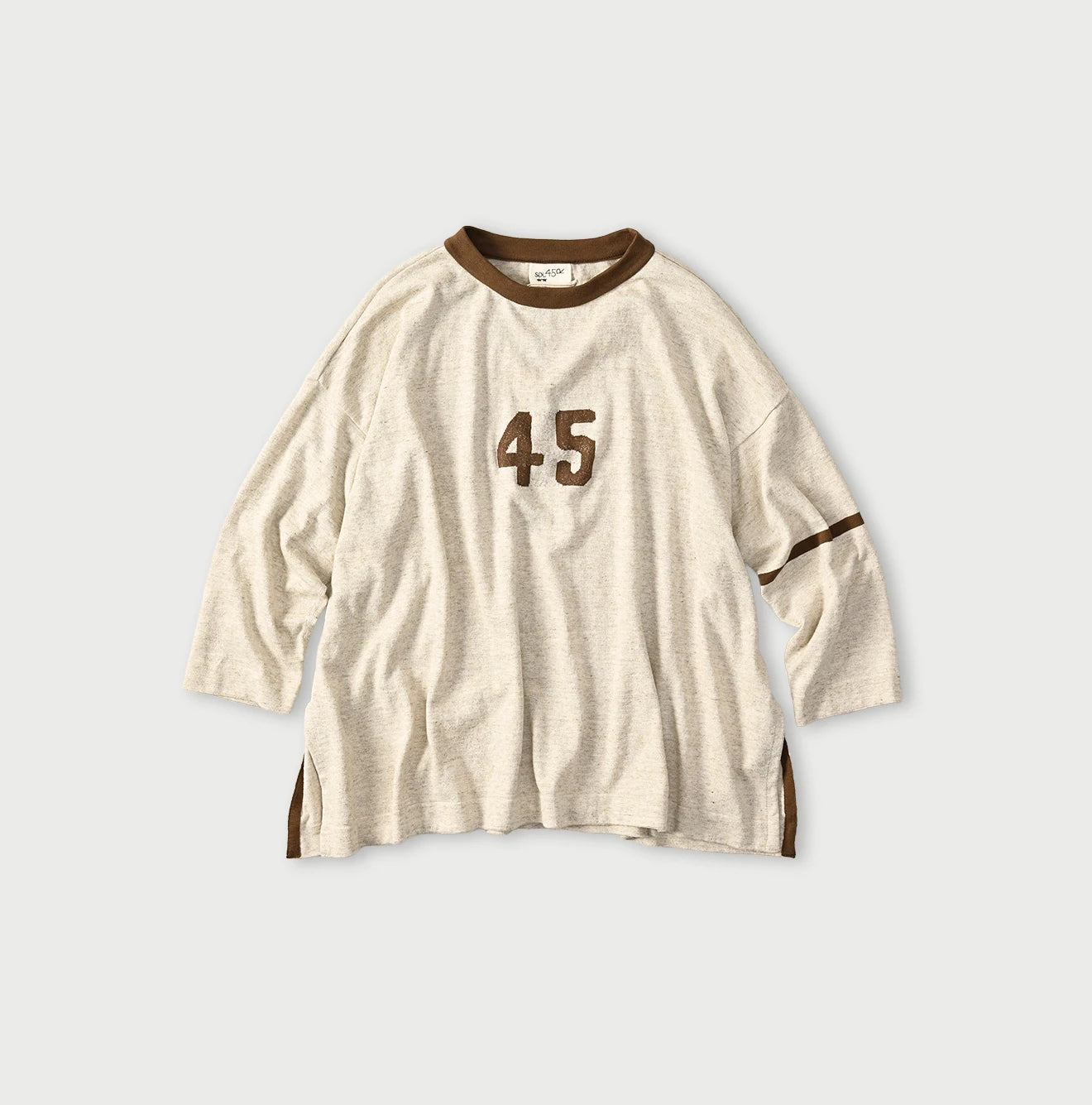 45R Jacquard Knit-sew 908 Big Slit Hiko - Image 1