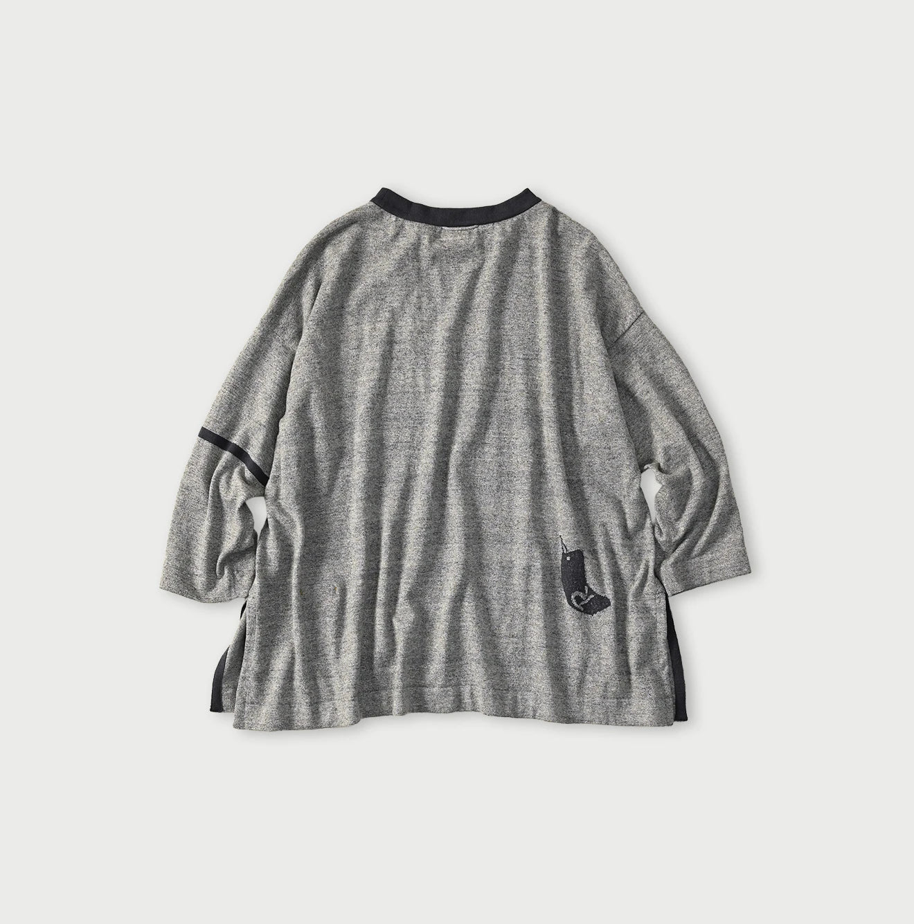 45R Jacquard Knit-sew 908 Big Slit Hiko - Image 17
