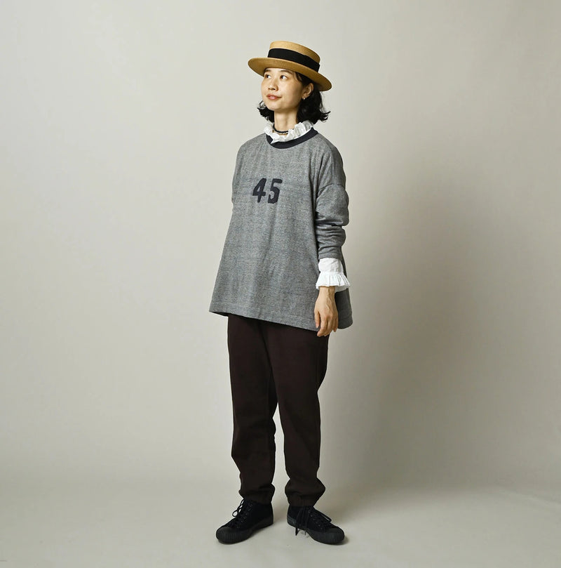 45R Jacquard Knit-sew 908 Big Slit Hiko - Image 4