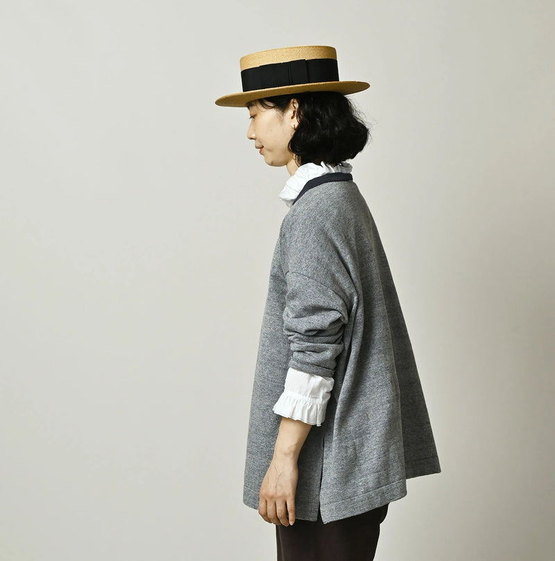 45R Jacquard Knit-sew 908 Big Slit Hiko - Image 7