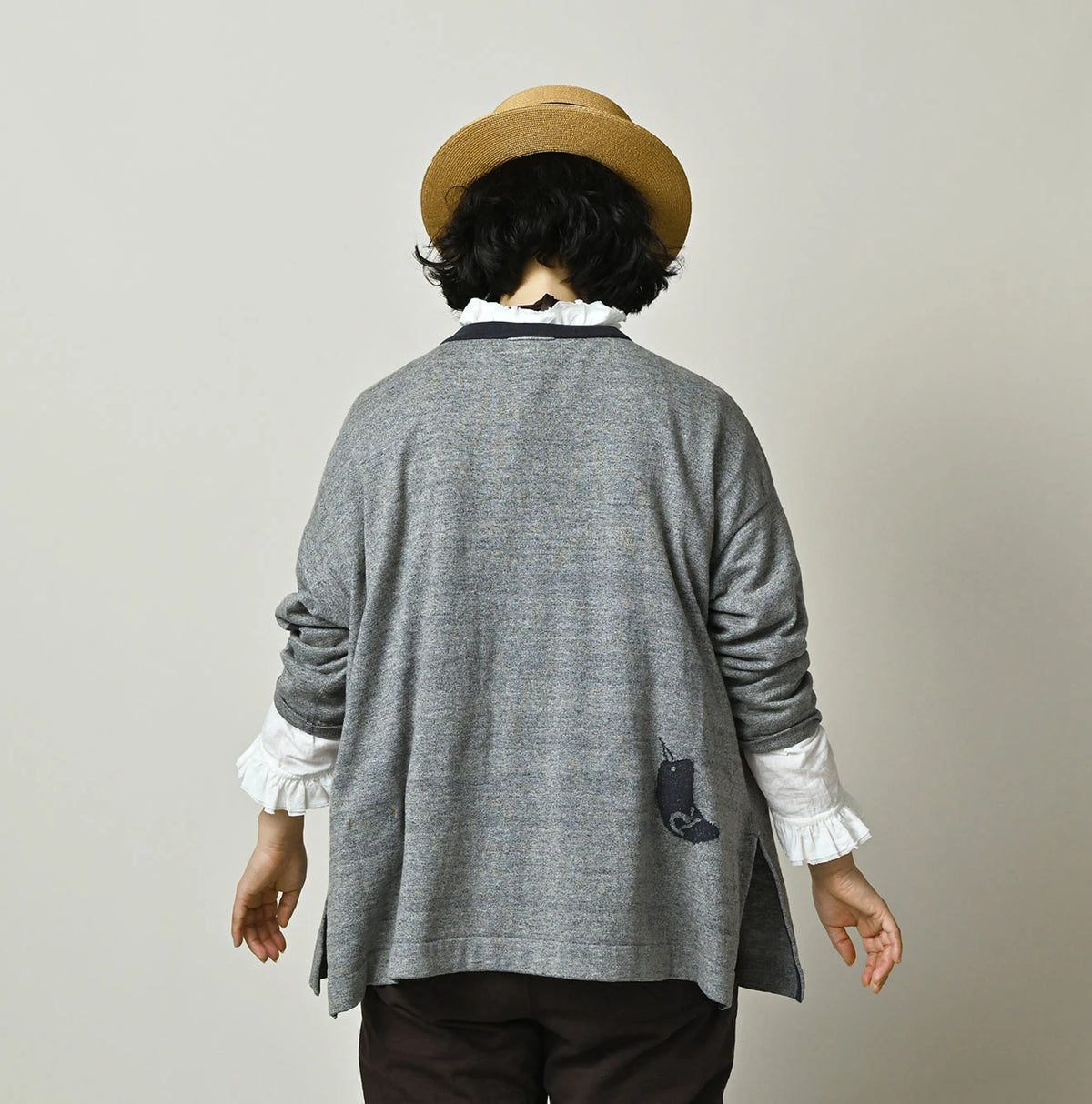 45R Jacquard Knit-sew 908 Big Slit Hiko