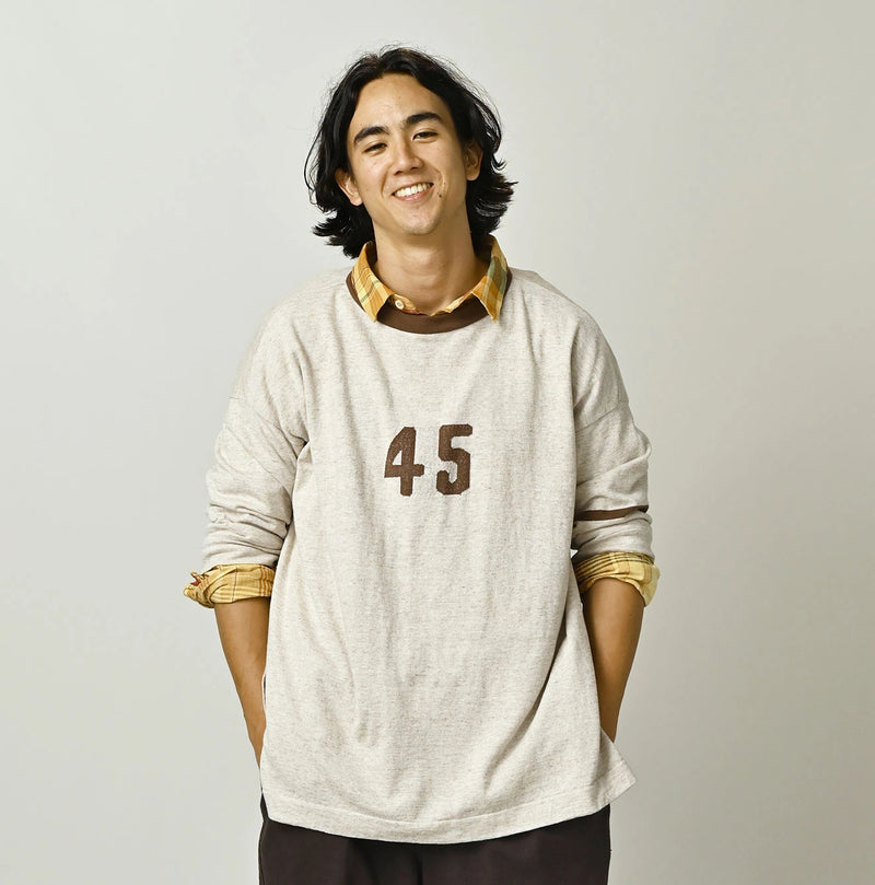 45R Jacquard Knit-sew 908 Big Slit Hiko - Image 9