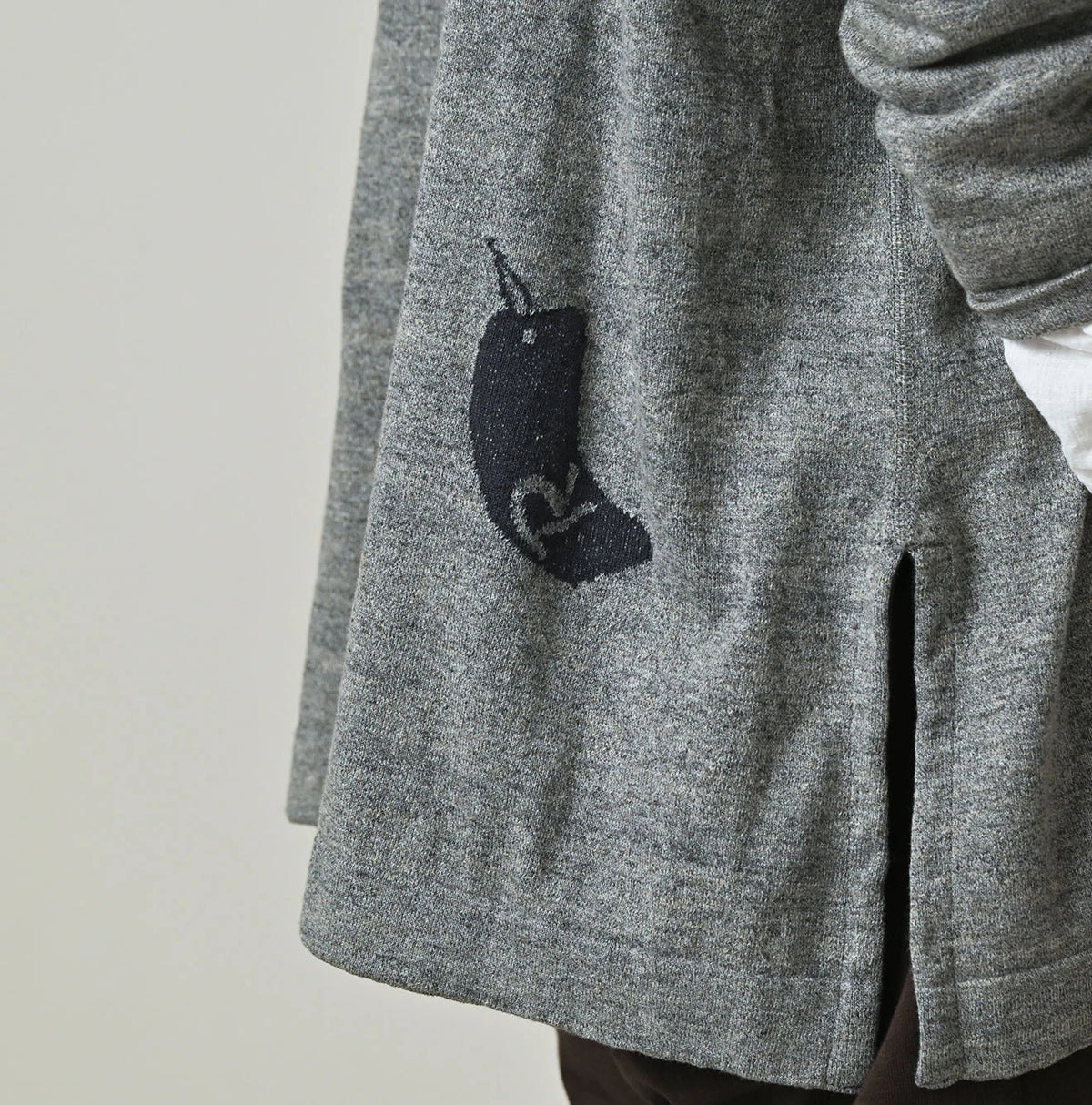 45R Jacquard Knit-sew 908 Big Slit Hiko