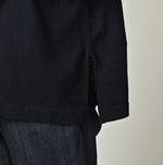 45R Indigo Jacquard Knit-sew 908 Big Slit Hiko