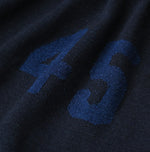 45R Indigo Jacquard Knit-sew 908 Big Slit Hiko