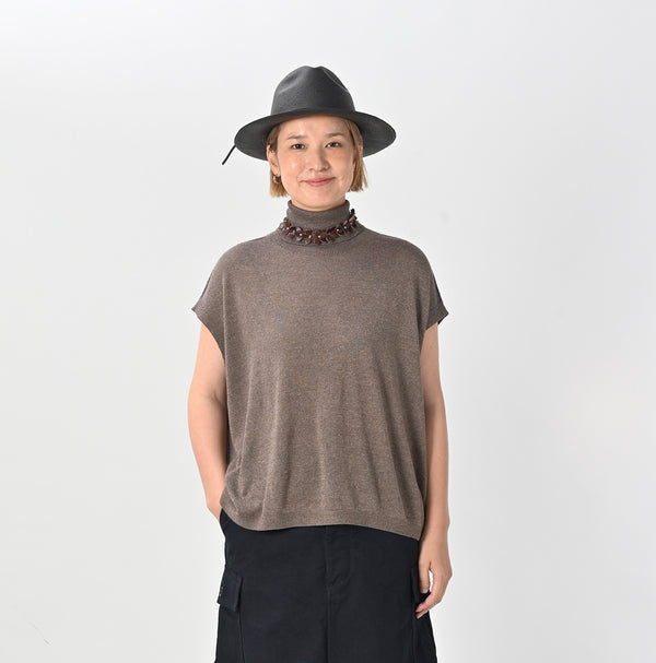 45R Super Gauze M-turtleneck