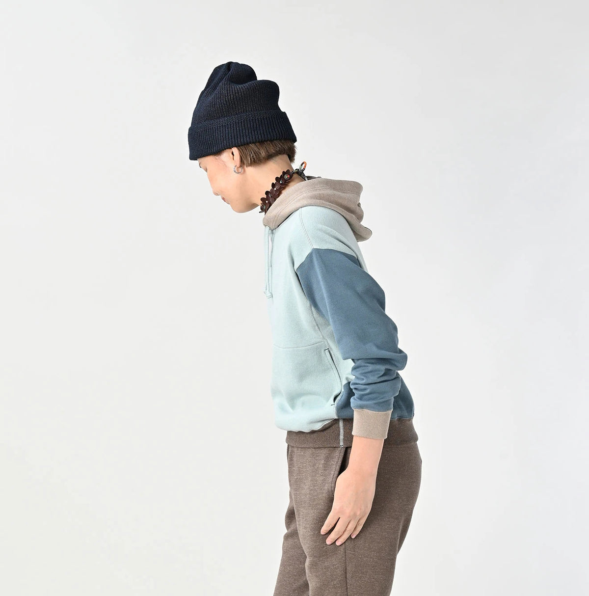 45R Smooth 908 Knit-sewn Crazy Hoodie