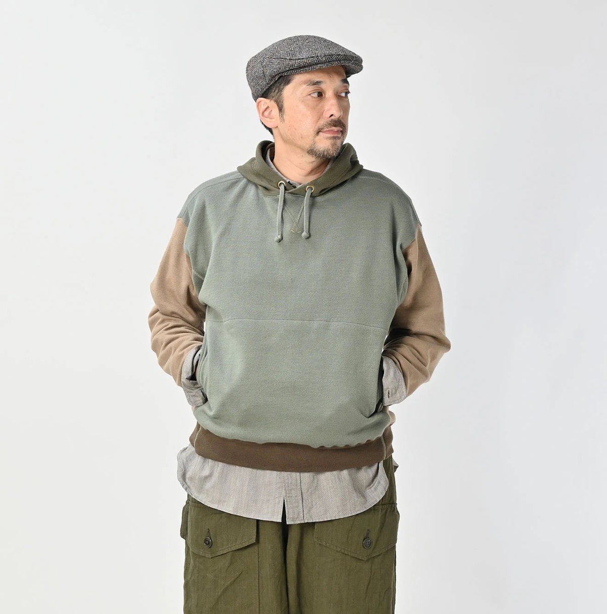 45R Smooth 908 Knit-sewn Crazy Hoodie