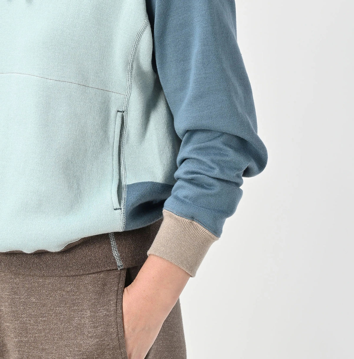 45R Smooth 908 Knit-sewn Crazy Hoodie