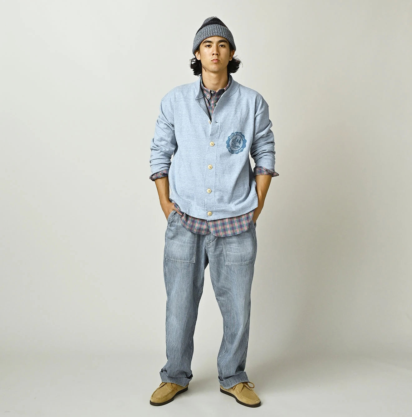 45R Donkey College Jacquard 908 Stadium Jacket - Image 5