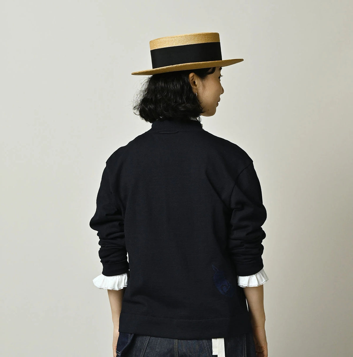 45R Indigo Donkey College Jacquard 908 Stadium Jacket