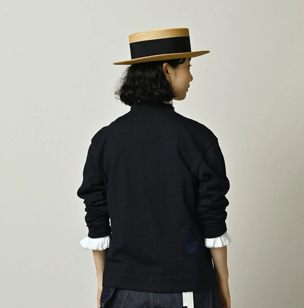 45R Indigo Donkey College Jacquard 908 Stadium Jacket