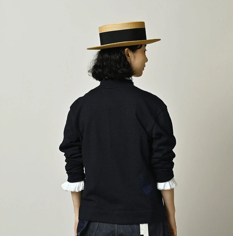 45R Indigo Donkey College Jacquard 908 Stadium Jacket - Image 6