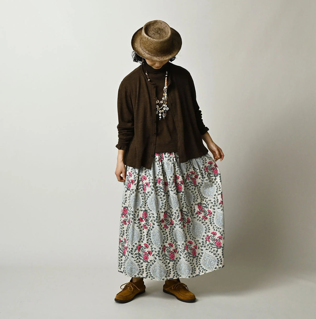 45R Camellia Flare Cardigan