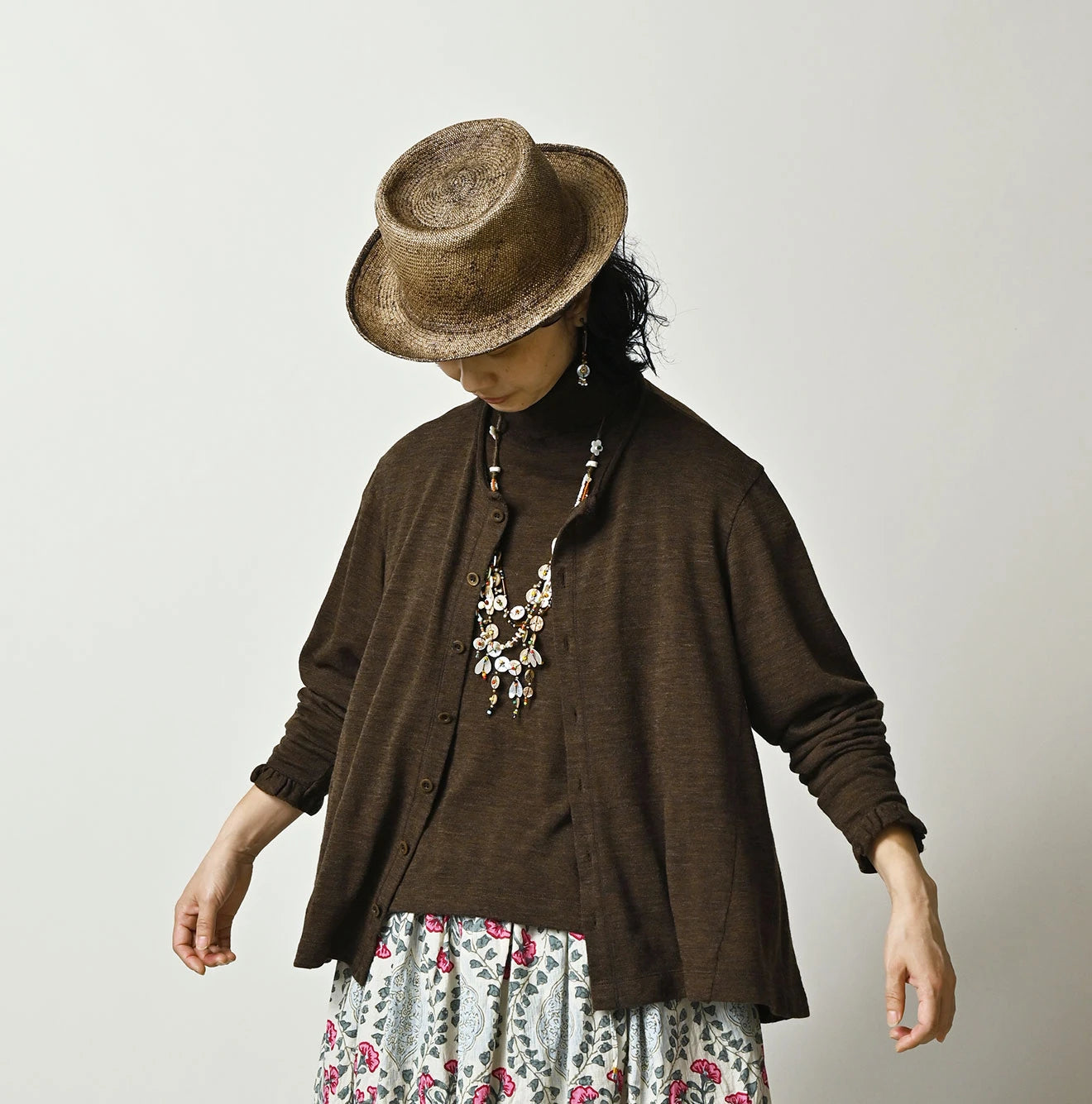 45R Camellia Flare Cardigan - Image 8