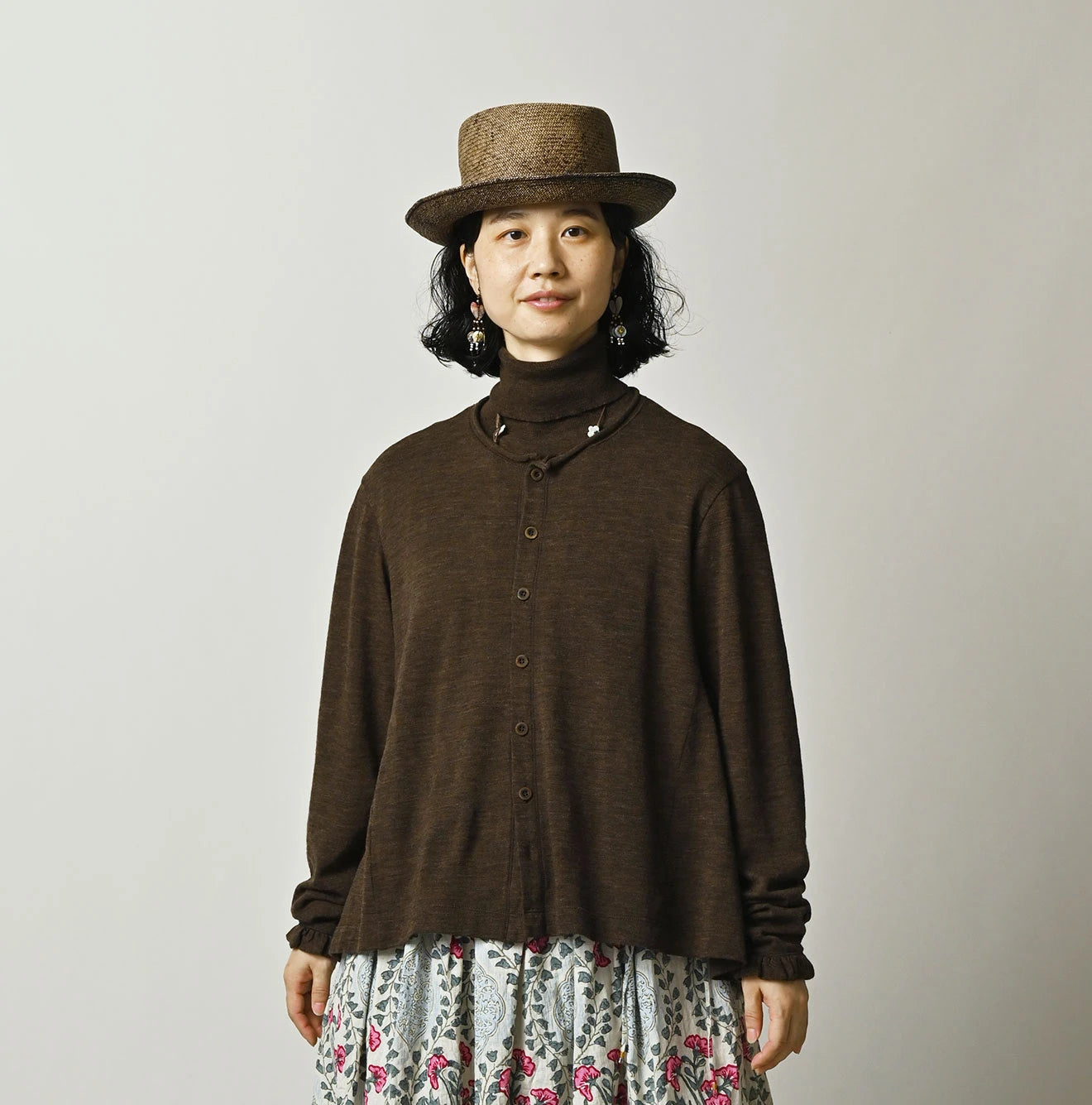 45R 手編み カーディガン Camellia Flare Cardigan | 45R Official Online Store – 45R GLOBAL
